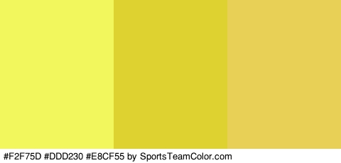 #F2F75D #DDD230 #E8CF55 Colors