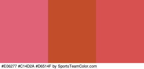 #E06277 #C14D2A #D6514F Colors