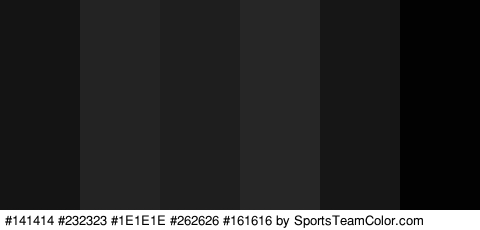 #141414 #232323 #1E1E1E #262626 #161616 #020202 Colors