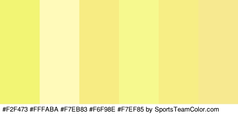 #F2F473 #FFFABA #F7EB83 #F6F98E #F7EF85 #F7E98F Colors