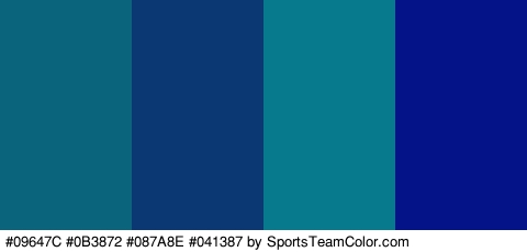 #09647C #0B3872 #087A8E #041387 Colors