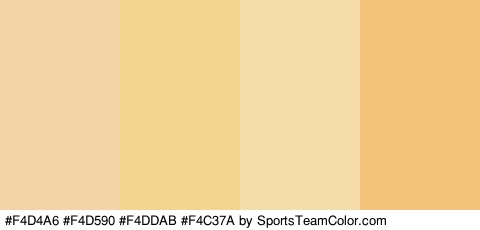 #F4D4A6 #F4D590 #F4DDAB #F4C37A Colors