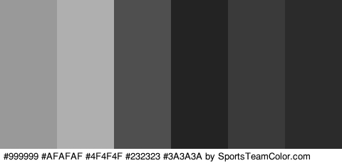 #999999 #AFAFAF #4F4F4F #232323 #3A3A3A #2B2B2B Colors