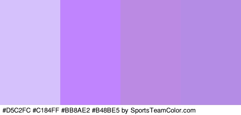 #D5C2FC #C184FF #BB8AE2 #B48BE5 Colors