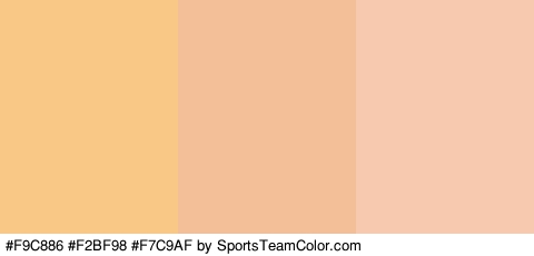 #F9C886 #F2BF98 #F7C9AF Colors