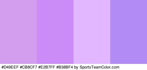 #D49EEF #CB8CF7 #E2B7FF #B38BF4 Colors