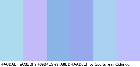 #ACDAEF #C3BBF9 #89B4E5 #97A8ED #AAD0EF #BFBFFF Colors