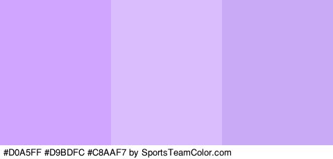 #D0A5FF #D9BDFC #C8AAF7 Colors