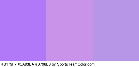 #B179F7 #CA93EA #B796E8 Colors