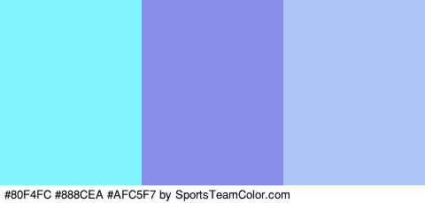 #80F4FC #888CEA #AFC5F7 Colors