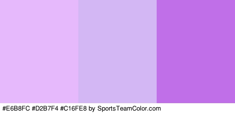 #E6B8FC #D2B7F4 #C16FE8 Colors