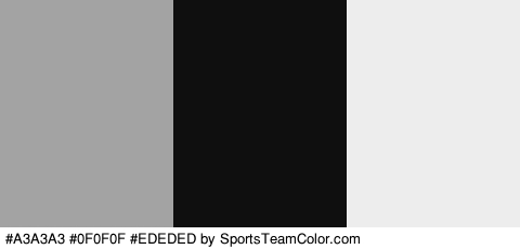 #A3A3A3 #0F0F0F #EDEDED Colors