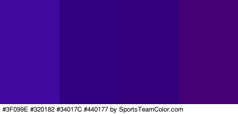 #3F099E #320182 #34017C #440177 Colors