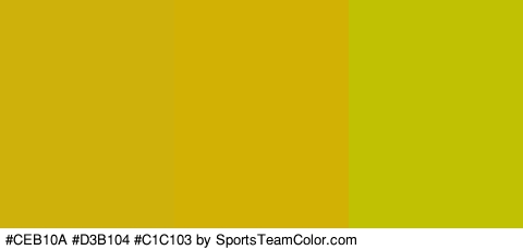 #CEB10A #D3B104 #C1C103 Colors