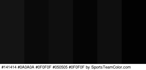 #141414 #0A0A0A #0F0F0F #050505 #0F0F0F #020202 Colors