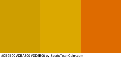 #CE9E00 #DBA800 #DD6B00 Colors