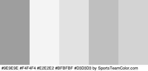 #9E9E9E #F4F4F4 #E2E2E2 #BFBFBF #D3D3D3 Colors