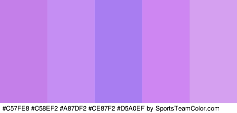 #C57FE8 #C58EF2 #A87DF2 #CE87F2 #D5A0EF Colors