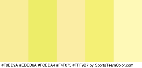 #F9ED9A #EDED6A #FCEDA4 #F4F075 #FFF9B7 Colors