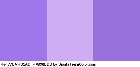 #9F77EA #D3ADF4 #996EDD Colors