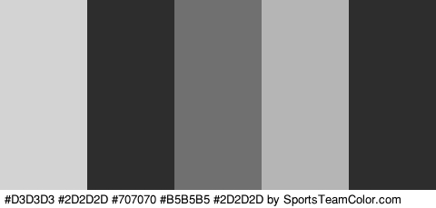 #D3D3D3 #2D2D2D #707070 #B5B5B5 #2D2D2D Colors