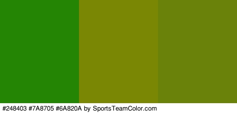 #248403 #7A8705 #6A820A Colors