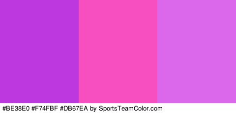 #BE38E0 #F74FBF #DB67EA Colors