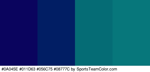 #0A045E #011D63 #056C75 #08777C Colors