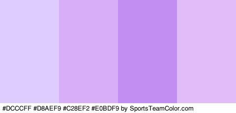 #DCCCFF #D8AEF9 #C28EF2 #E0BDF9 Colors