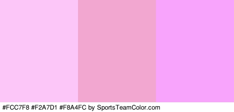 #FCC7F8 #F2A7D1 #F8A4FC Colors