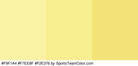 #F9F1A4 #F7EE8F #F2E376 Colors