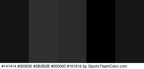 #141414 #303030 #2B2B2B #000000 #161616 Colors