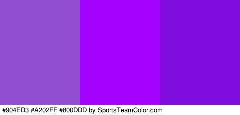 #904ED3 #A202FF #800DDD Colors