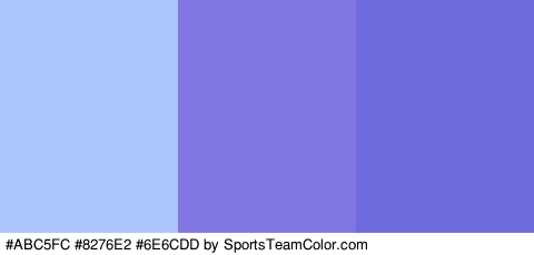 #ABC5FC #8276E2 #6E6CDD Colors