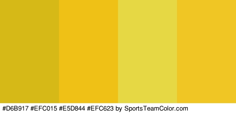 #D6B917 #EFC015 #E5D844 #EFC623 Colors