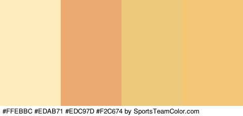 #FFEBBC #EDAB71 #EDC97D #F2C674 Colors