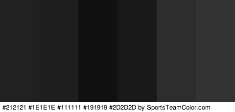 #212121 #1E1E1E #111111 #191919 #2D2D2D #333333 Colors