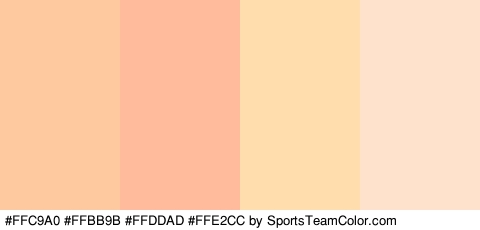 #FFC9A0 #FFBB9B #FFDDAD #FFE2CC Colors