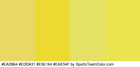 #EAD864 #EDDA31 #E5E164 #EAE54F Colors