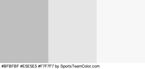 #BFBFBF #E5E5E5 #F7F7F7 Colors