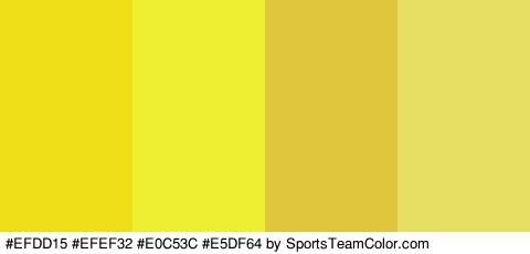 #EFDD15 #EFEF32 #E0C53C #E5DF64 Colors