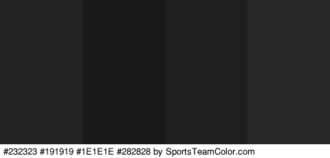 #232323 #191919 #1E1E1E #282828 Colors