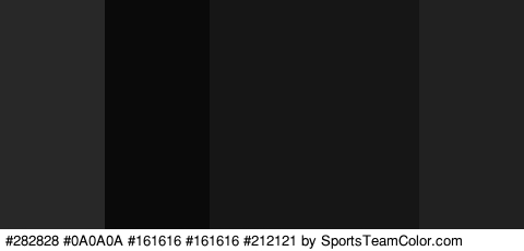 #282828 #0A0A0A #161616 #161616 #212121 Colors