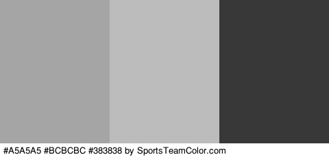 #A5A5A5 #BCBCBC #383838 Colors