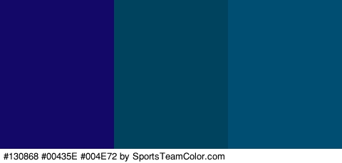 #130868 #00435E #004E72 Colors