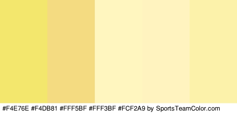 #F4E76E #F4DB81 #FFF5BF #FFF3BF #FCF2A9 Colors