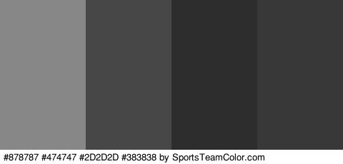 #878787 #474747 #2D2D2D #383838 Colors