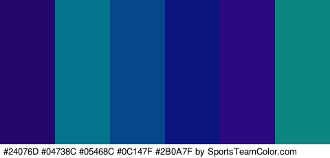 #24076D #04738C #05468C #0C147F #2B0A7F #0B8482 Colors