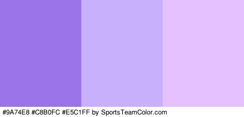 #9A74E8 #C8B0FC #E5C1FF Colors