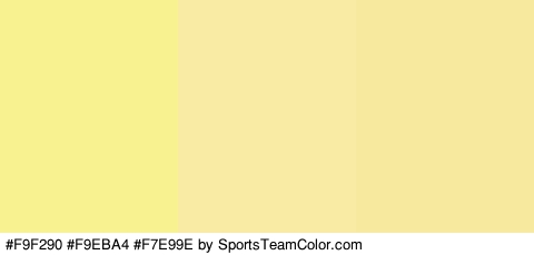 #F9F290 #F9EBA4 #F7E99E Colors